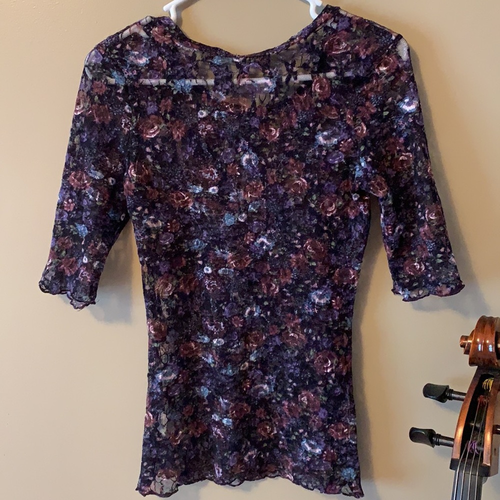 Sheer/Lace Top - Picture 3 of 4
